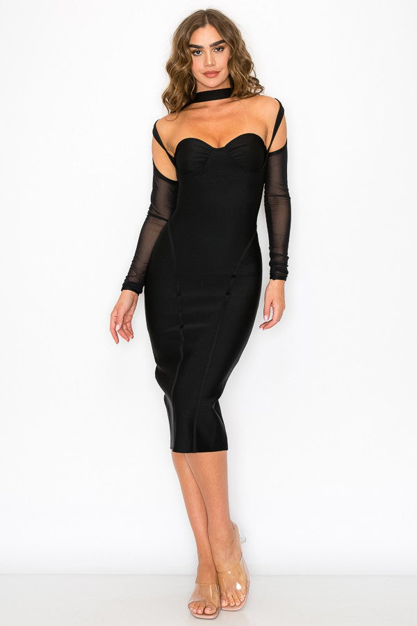 Elegant Bandage Dress